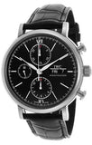  Shop Authentic IWC Portofino Chronograph Black Dial Black Leather Strap Watch for Men - IW391008 - Luxxuri