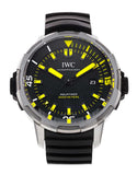  Shop Authentic IWC Aquatimer Automatic 2000 Black Dial Black Rubber Strap Watch for Men - IW358001 - Luxxuri