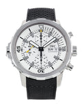  Shop Authentic IWC Aquatimer Chronograph White Dial Black Rubber Strap Watch for Men - IW376801 - Luxxuri
