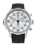  Shop Authentic IWC Aquatimer Chronograph White Dial Black Rubber Strap Watch for Men - IW376801 - Luxxuri