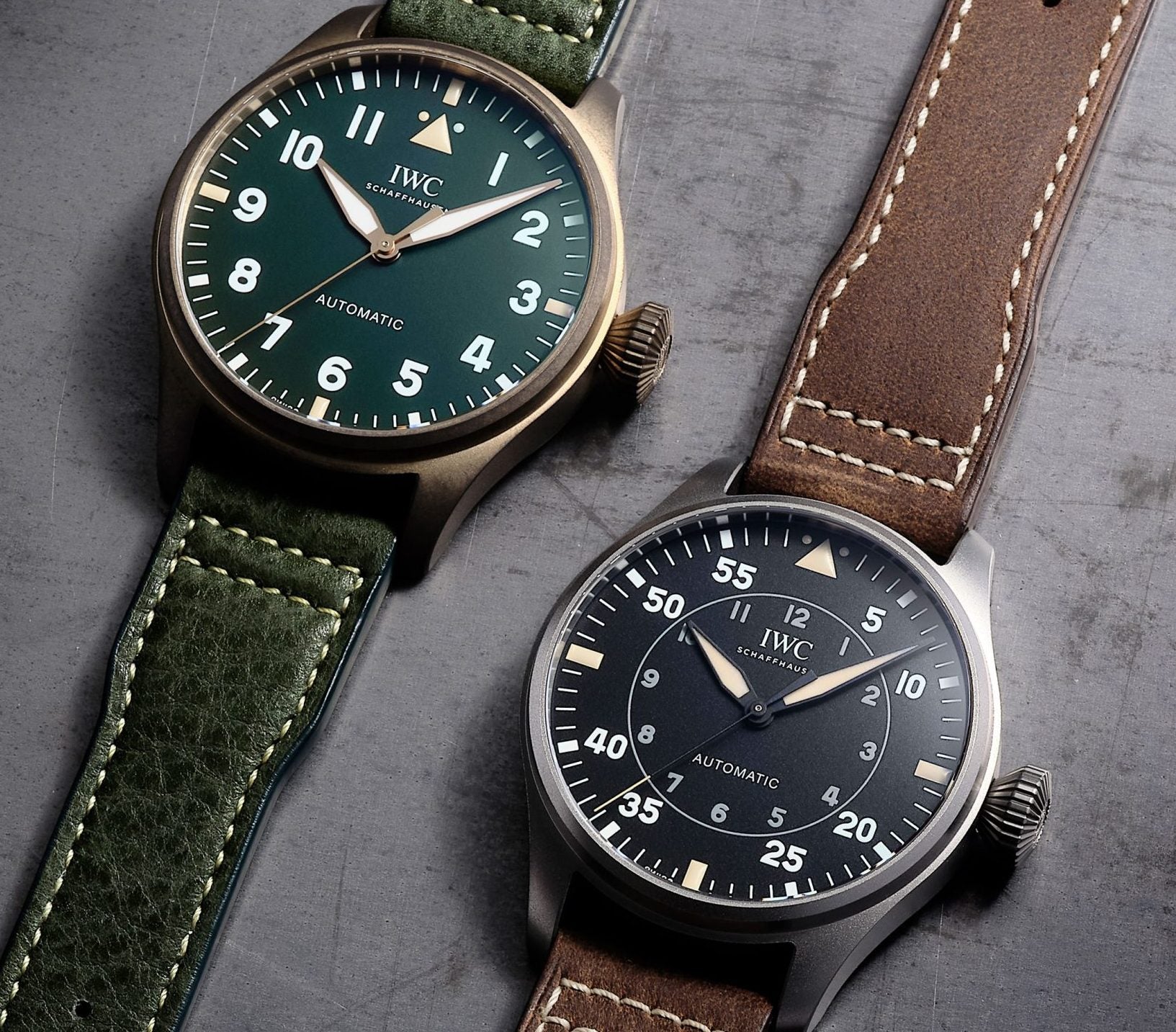  Shop Authentic IWC Pilot's Watch Mark XVIII 40mm Black Dial Brown Leather Strap Watch for Men - IW327006 - Luxxuri