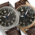  Shop Authentic IWC Pilot's Watch Mark XVIII 40mm Black Dial Brown Leather Strap Watch for Men - IW327006 - Luxxuri