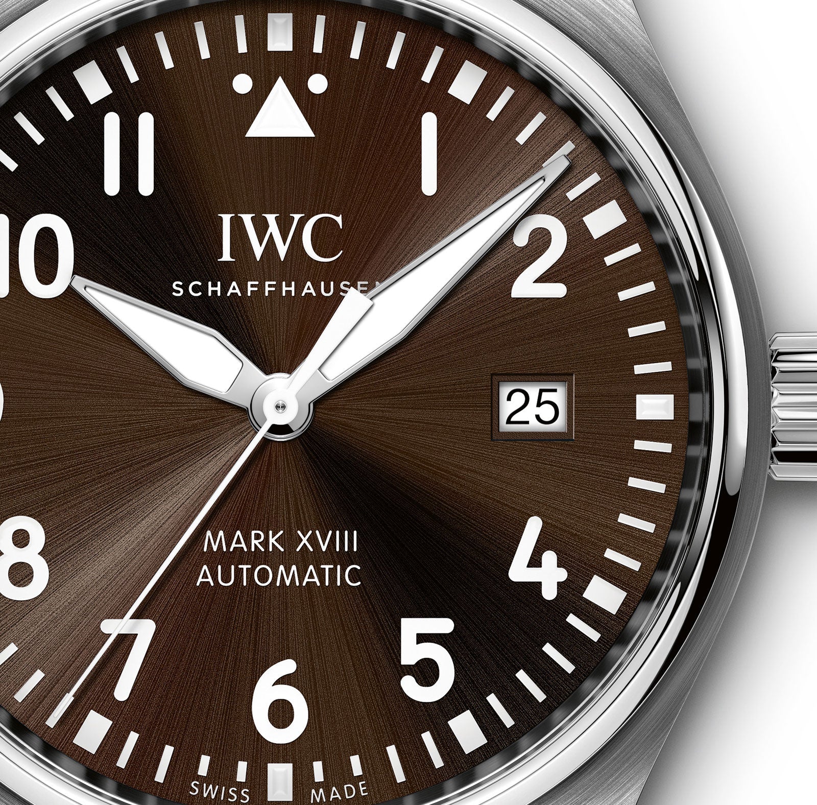  Shop Authentic IWC Pilot's Watch Mark XVII Edition "Antoine De Saint Exupery" Brown Dial Brown Leather Strap Watch for Men - IW327003 - Luxxuri