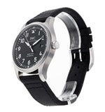  Shop Authentic IWC Pilot's Mark XVIII 40mm Black Dial Black Leather Strap Watch for Men - IW327001 - Luxxuri