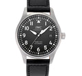  Shop Authentic IWC Pilot's Mark XVIII 40mm Black Dial Black Leather Strap Watch for Men - IW327001 - Luxxuri