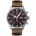  Shop Authentic IWC Pilot's Watch Chronograph Edition Brown Dial Brown Leather Strap Watch for Men - IW377713 - Luxxuri