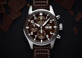  Shop Authentic IWC Pilot's Watch Chronograph Edition Brown Dial Brown Leather Strap Watch for Men - IW377713 - Luxxuri