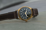  Shop Authentic IWC Pilot's Watch Automatic Spitfire Green Dial Brown Leather Strap Watch for Men - IW326802 - Luxxuri