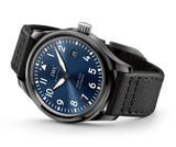  Shop Authentic IWC Pilot’s Watch Mark XVIII Edition “Laureus Sport for Good Foundation" Blue Dial Black Nylon Strap Watch for Men - IW324703 - Luxxuri