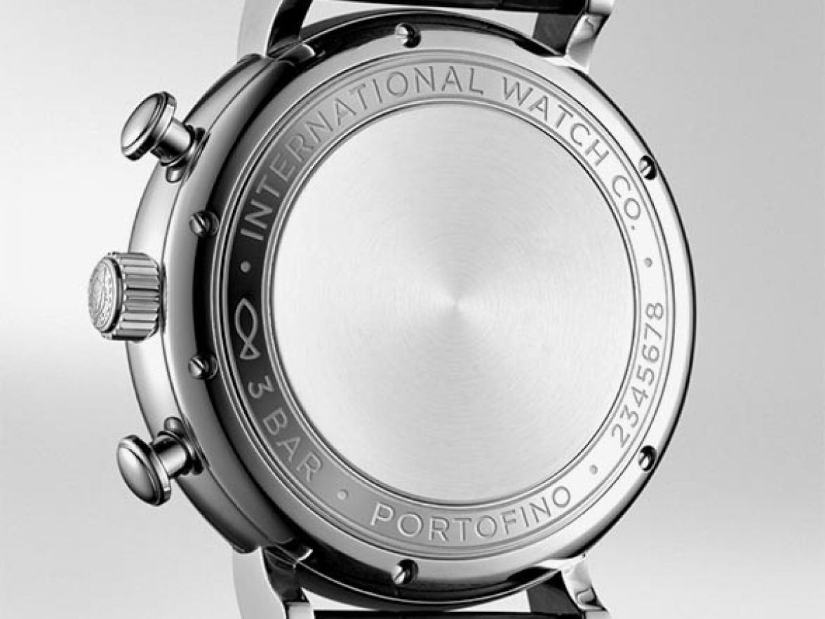  Shop Authentic IWC Portofino Chronograph Black Dial Black Leather Strap Watch for Men - IW391029 - Luxxuri