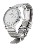  Shop Authentic IWC Portofino Automatic White Dial Silver Mesh Bracelet Watch for Men - IW356505 - Luxxuri
