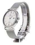  Shop Authentic IWC Portofino Automatic White Dial Silver Mesh Bracelet Watch for Men - IW356505 - Luxxuri