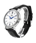  Shop Authentic IWC Portofino Automatic '150 Years' Edition Automatic White Dial Black Leather Strap Watch for Men - IW356519 - Luxxuri