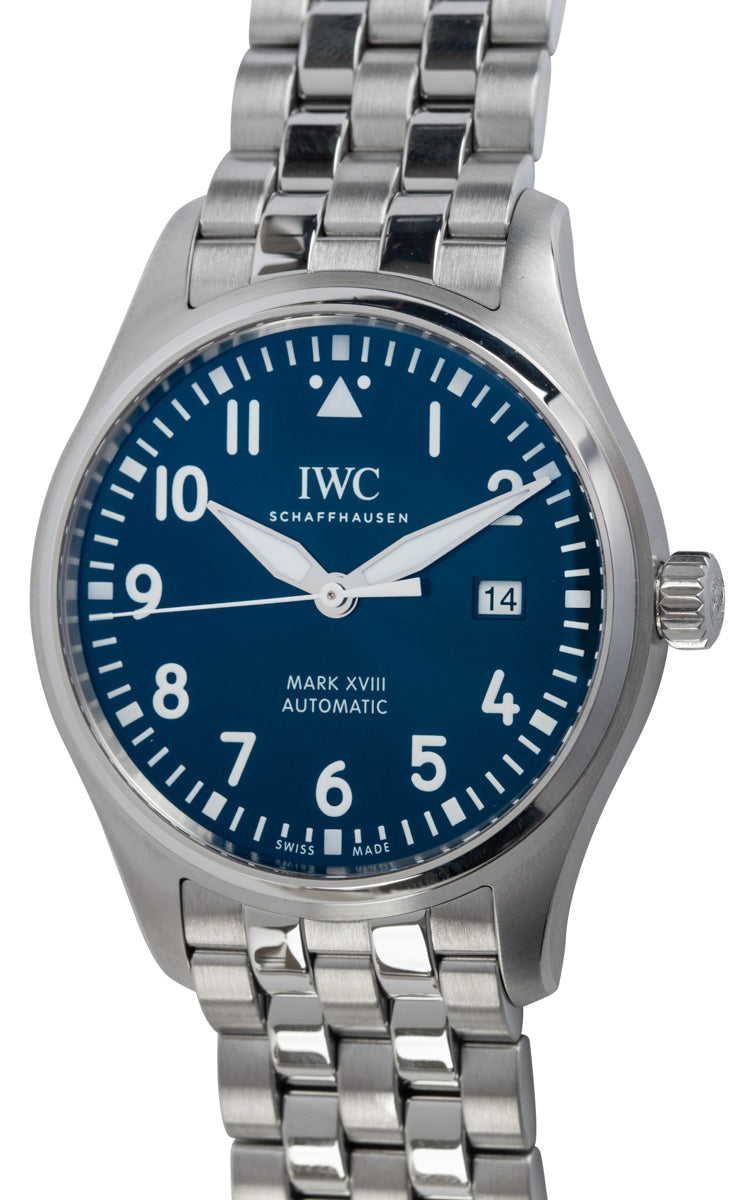  Shop Authentic IWC Le Petit Prince XVIII Edition Blue Dial Silver Steel Strap Watch for Men - IW327014 - Luxxuri