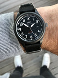  Shop Authentic IWC Pilot Watch Chronograph Top Gun Edition Black Dial Black Nylon Strap Watch for Men - IW326901 - Luxxuri