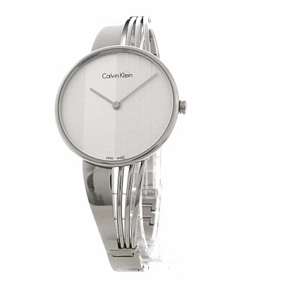  Shop Authentic Calvin Klein Drift Silver Dial Silver Steel Strap Watch for Women - K6S2N116 - Luxxuri
