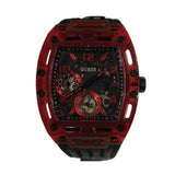  Shop Authentic Guess Phoenix Multifunction Analog Red Dial Black Silicone Strap Watch For Men - GW0499G4 - Luxxuri