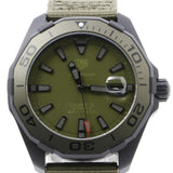  Shop Authentic Tag Heuer Aquaracer Automatic Green Dial Khakhi Green Nylon Strap Watch for Men - WAY208E.FC8222 - Luxxuri