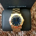  Shop Authentic Marc Jacobs Amy Blue Dial Gold Steel Strap Watch for Women - MBM3166 - Luxxuri