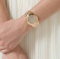  Shop Authentic Marc Jacobs Amy Glitz Brown Dial Rose Gold Steel Strap Watch for Women - MBM3221 - Luxxuri