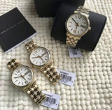  Shop Authentic Marc Jacobs Fergus White Dial Gold Steel Strap Watch for Women - MBM8647 - Luxxuri