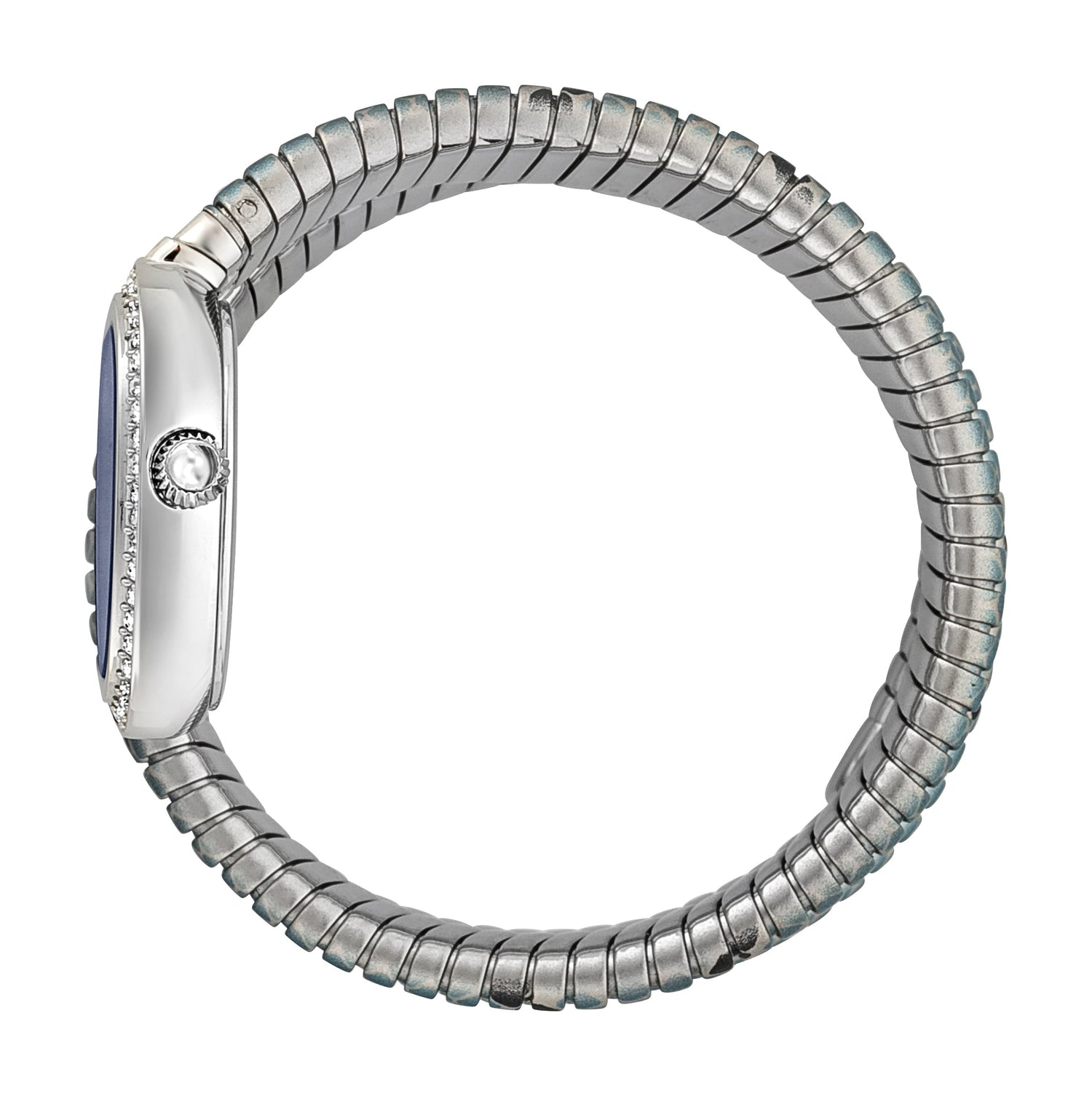 Just Cavalli Glam Snake Blue Dial Multicolor Steel Strap Watch for Women - JC1L163M0225