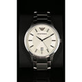  Shop Authentic Emporio Armani Classic Quartz White Dial Silver Steel Strap Watch For Men - AR2430 - Luxxuri