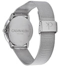  Shop Authentic Calvin Klein Minimal Silver Dial Silver Mesh Bracelet Watch for Men - K3M211Y6 - Luxxuri