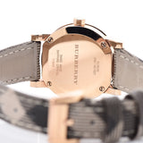  Shop Authentic Burberry The City Pink Dial Brown Leather Strap Watch for Women - BU9236 - Luxxuri