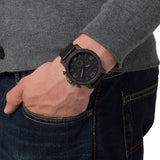  Shop Authentic Fossil Nate Chronograph Black Dial Black Leather Strap Watch for Men - JR1354 - Luxxuri
