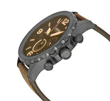  Shop Authentic Fossil Nate Chronograph Brown Dial Brown Leather Strap Watch for Men - JR1487 - Luxxuri