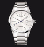  Shop Authentic Calvin Klein Bold Silver Dial Silver Steel Strap Watch for Men - K2246120 - Luxxuri