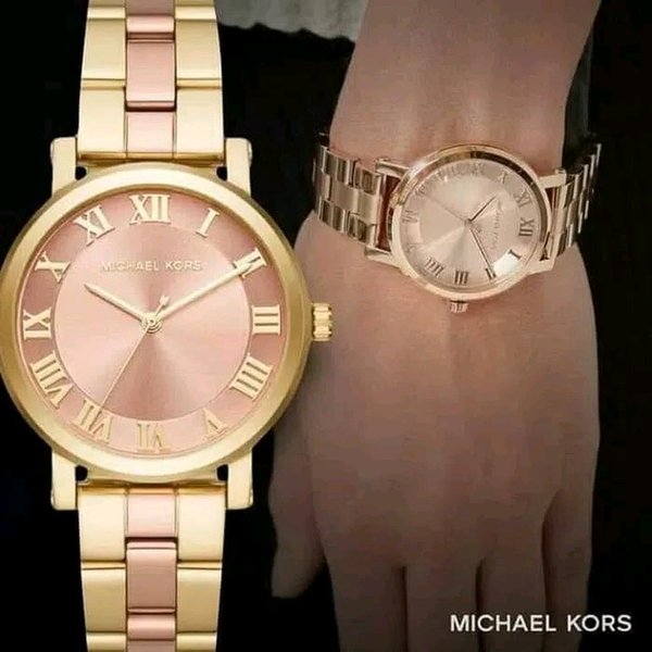 Shop Authentic Michael Kors Norie Gold Dial Two Tone Steel Strap Watch for Women - MK3586 - Luxxuri