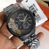  Shop Authentic Fossil Townsman Mechanical Black Dial Black Steel Strap Watch for Men -  ME1136 - Luxxuri
