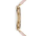 Shop Authentic Michael Kors Jaryn Quartz Gold Dial Pink Leather Strap Watch For Women - MK2471 - Luxxuri