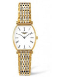  Shop Authentic Longines La Grande Classique de Longines Tonneau 22 Gold Watch for Women - L4.205.2.11.7 - Luxxuri