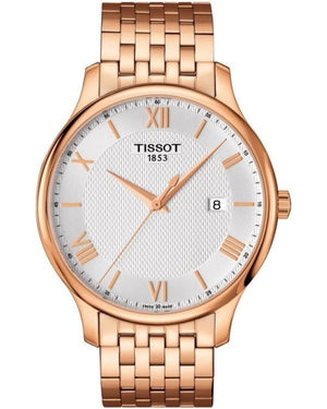  Shop Authentic Tissot T Classic Tradition White Dial Rose Gold Steel Strap Watch For Women - T063.610.33.038.00 - Luxxuri
