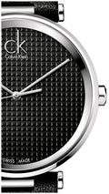  Shop Authentic Calvin Klein Sight Black Dial Black Leather Strap Watch for Men - K1S21102 - Luxxuri