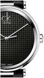  Shop Authentic Calvin Klein Sight Black Dial Black Leather Strap Watch for Men - K1S21102 - Luxxuri