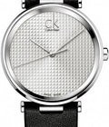  Shop Authentic Calvin Klein Sight Silver Dial Black Leather Strap Watch for Men - K1S21120 - Luxxuri