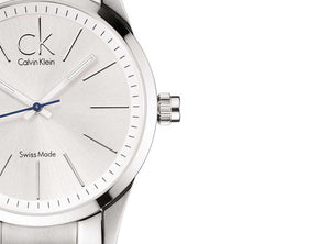  Shop Authentic Calvin Klein Bold White Dial Silver Steel Strap Watch for Men - K2241120 - Luxxuri