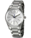  Shop Authentic Calvin Klein Bold Silver Dial Silver Steel Strap Watch for Men - K2246120 - Luxxuri