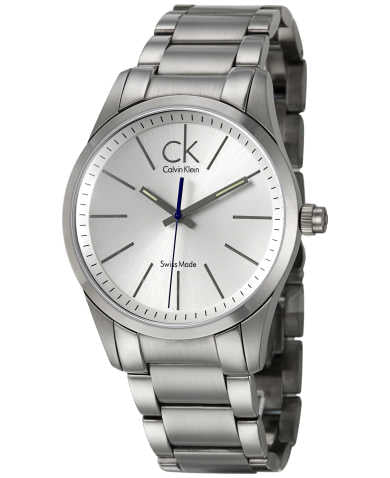  Shop Authentic Calvin Klein Bold Silver Dial Silver Steel Strap Watch for Men - K2246120 - Luxxuri