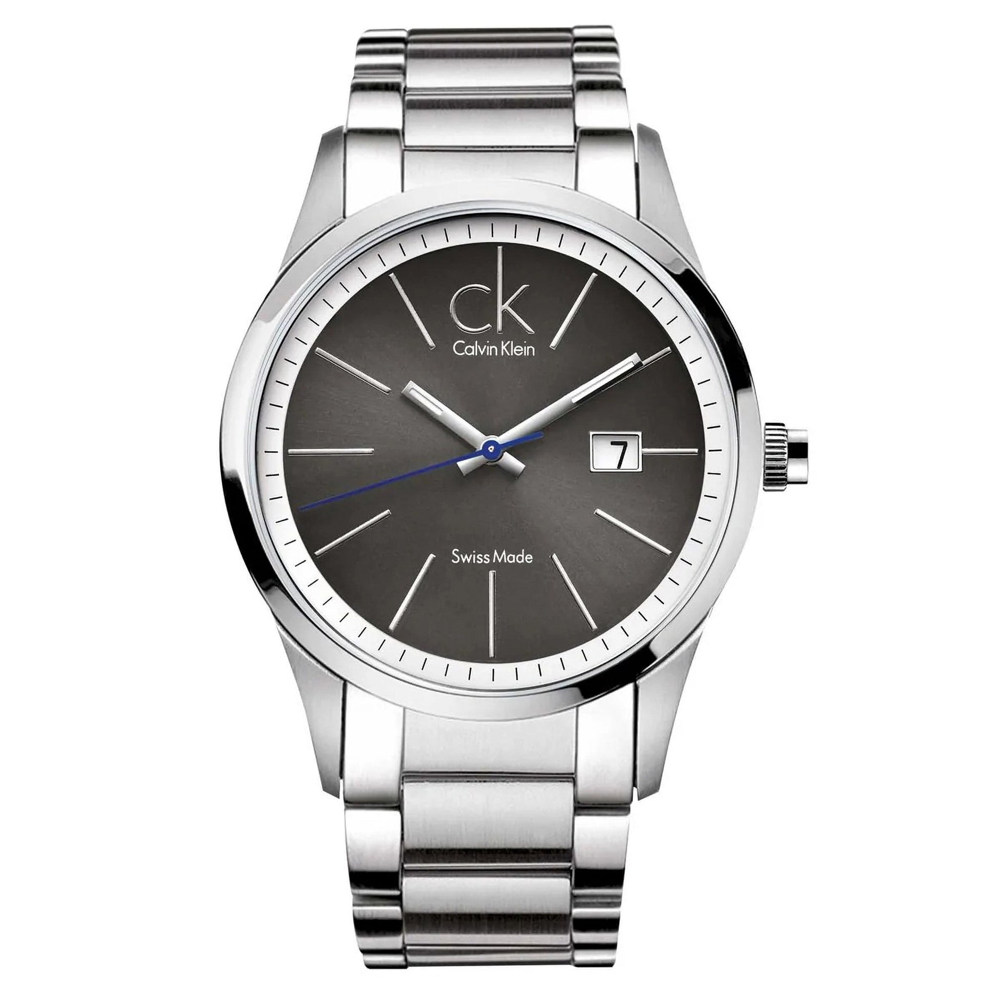  Shop Authentic Calvin Klein Bold Black Dial Silver Steel Strap Watch for Men - K2246107 - Luxxuri