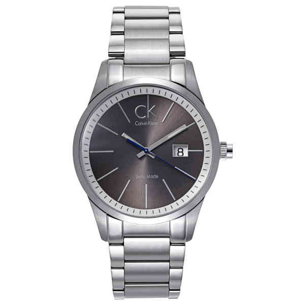  Shop Authentic Calvin Klein Bold Black Dial Silver Steel Strap Watch for Men - K2246107 - Luxxuri