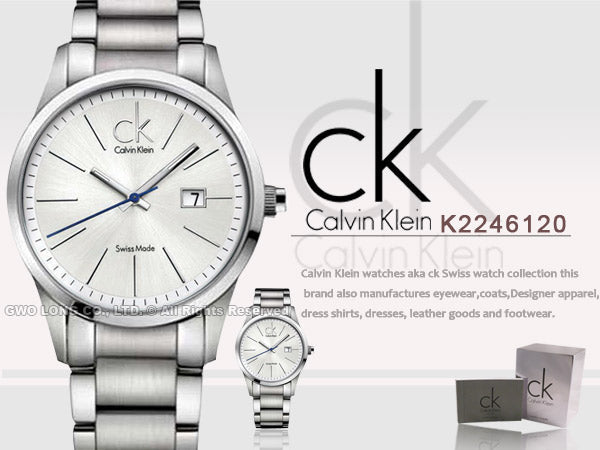  Shop Authentic Calvin Klein Bold Silver Dial Silver Steel Strap Watch for Men - K2246120 - Luxxuri