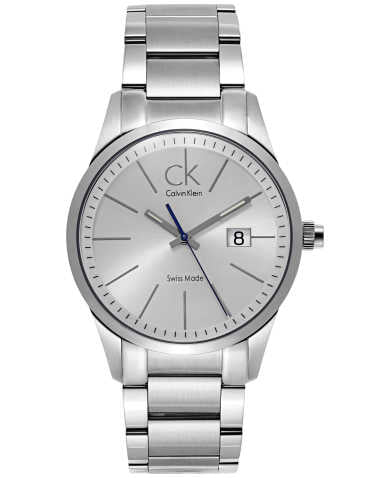  Shop Authentic Calvin Klein Bold Silver Dial Silver Steel Strap Watch for Men - K2246120 - Luxxuri