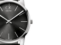  Shop Authentic Calvin Klein City Grey Dial Black Leather Strap Watch For Men - K2G21107 - Luxxuri