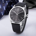  Shop Authentic Calvin Klein City Grey Dial Black Leather Strap Watch For Men - K2G21107 - Luxxuri