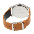  Shop Authentic Calvin Klein City Quartz White Dial Light Brown Leather Strap Watch For Men - K2G21138 - Luxxuri